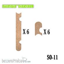 Magnorail SO-11 - Gleisabdeckungshalter 60cm gerade
