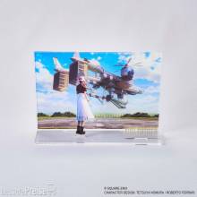 Square-Enix SQEXFF07ZZ408 - Final Fantasy VII Rebirth Acryl Diorama Aerith Key Art