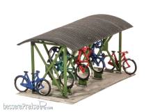 Peco SS23 - Fahrradschuppen und Fahrräder