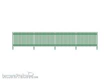 Peco SSM317 - Moderner Palisadenzaun