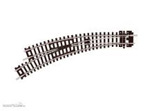 Peco ST-45 - Setrack N Code 80 Bogenweiche links mit Ausgleichsstücken