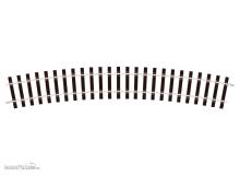 Peco ST-725 - Setrack Spur 0 Code 124 Breitkopf - 1/16 Kreisr=1028 mm