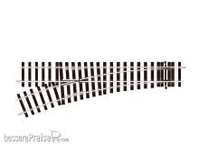 Peco ST-U751 - Setrack Spur 0 22,5° Weiche links