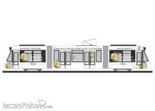 Rietze STRA01201 - Siemens Combino Verkehrsbetriebe Nordhausen - Seniorenwerk, 1:160