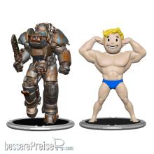 Syndicate Collectibles SYN-2631543-C - Fallout Minifiguren 2er-Pack Set E Raider & Vault Boy (Strong) 7 cm