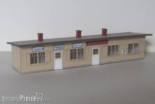 Modellbau Laffont T2801 - Bahnhofs-Kioskbaracke mit Friseursalon