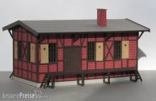 Modellbau Laffont T5911 - Fachwerk-Güterschuppen mit Ziegelfassade