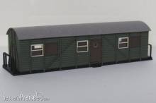 Modellbau Laffont T701 - Abgestellter Personenwagen ohne Fahrgestell dunkelgrün
