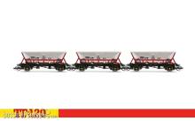 Hornby TT6037 - Selbstentladewagen Railfreight HAA Hopper Triple pack