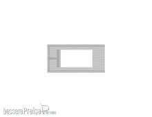 Modusteck TT870853.5 - Bahnsteigbelag kurz, LS, Öffnung L.111 x B.61 mm