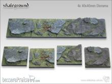 Tabletop-Art TTA100223 - Shaleground Bases - 40x40mm Diorama (4)
