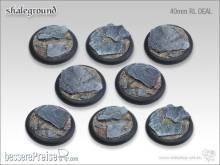 Tabletop-Art TTA100225 - Shaleground Bases - 40mm Round Lip DEAL (8)