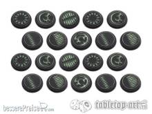 TableTop Art TTA100576 - Crystal Tech Bases BLANK - 30mm RL DEAL (20)
