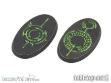 Tabletop-Art TTA100588 - Crystal Tech Bases BLANK - 90mm Oval (2)