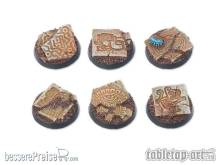 TableTop Art TTA100709 - Lizard City Bases - 25mm (5)