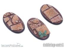 TableTop Art TTA100724 - Lizard City Bases - 60mm Oval (3)