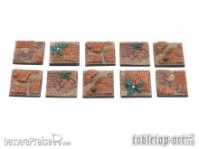 Tabletop-Art TTA100735 - Lizard City Bases - 30x30mm (10)