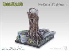 TableTop Art TTA100805 - Woodland I 40x40mm Flugbase 1