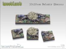 TableTop Art TTA100810 - Woodland I 20x20mm Infanterie Diorama
