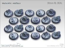 Tabletop-Art TTA106097 - Meteoric Surface Bases - 30mm Round Lip DEAL (20)