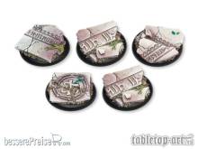 Tabletop-Art TTA110004 - Ancestral Ruins Bases - 40mm Round Lip (5)