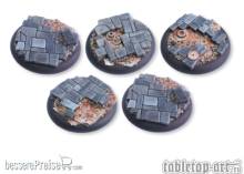 Tabletop-Art TTA110007 - Ancient Machinery Bases - 40mm Round Lip (5)
