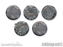 Tabletop-Art TTA110010 - Cobblestone Bases - 40mm Round Lip (5)