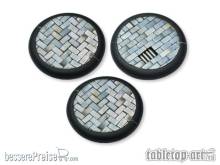 Tabletop-Art TTA110017 - Flagstone Bases - 50mm Round Lip (3)