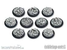 Tabletop-Art TTA110018 - Bonefield Bases - 30mm Round Lip (10)
