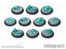 Tabletop-Art TTA110021 - Crystal Field Bases - 30mm Round Lip (10)