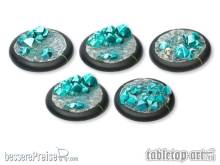Tabletop-Art TTA110022 - Crystal Field Bases - 40mm Round Lip (5)