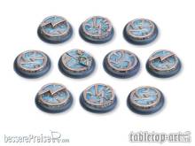 Tabletop-Art TTA110024 - Mystic Circle Stones Bases - 30mm Round Lip (10)