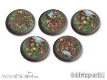 Tabletop-Art TTA110034 - Woodland Bases - 40mm Round Lip (5)
