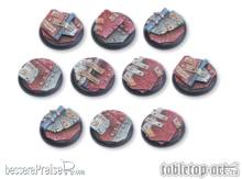 Tabletop-Art TTA110036 - Scrap Steel Bases - 30mm Round Lip (10)