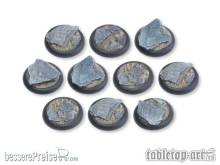 Tabletop-Art TTA110039 - Shaleground Bases - 30mm Round Lip (10)
