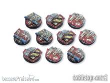Tabletop-Art TTA110047 - Scrap Steel Bases 25mm (10)