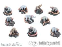 TableTop Art TTA200237 - Riesenratten Rudel (10)