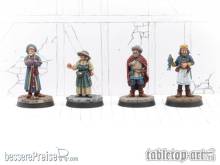 Tabletop-Art TTA200289 - Townsfolk Miniatures - Merchants Set 2 (4)