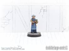 Tabletop-Art TTA200295 - Townsfolk Miniatures - Maid At Vegetable Shopping