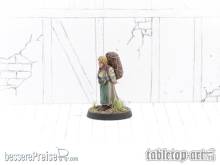 Tabletop-Art TTA200296 - Townsfolk Miniatures - Nordic Woman With Baggage