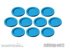 Tabletop-Art TTA501000 - Skill and Squad Marker - 25mm Azure Blue (10)