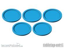 Tabletop-Art TTA501002 - Skill and Squad Marker - 40mm Azure Blue (5)