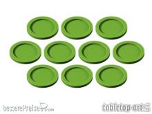 Tabletop-Art TTA501006 - Skill and Squad Marker - 25mm Light Green (10)