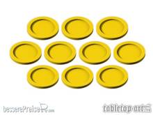 Tabletop-Art TTA501009 - Skill and Squad Marker - 25mm Yellow (10)