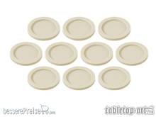Tabletop-Art TTA501026 - Skill and Squad Marker - 25mm Vanilla White (10)