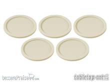 Tabletop-Art TTA501028 - Skill and Squad Marker - 40mm Vanilla White (5)