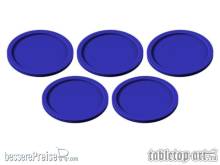 Tabletop-Art TTA501065 - Skill and Squad Marker - 40mm Dark Blue (5)