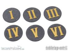 Tabletop-Art TTA501067 - Objective Marker 40mm - BlackGlitter/Gold (6)
