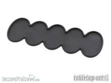 Tabletop-Art TTA501082 - Movement Tray - Rounded Edge - 60mm Oval 5s Bar - Black