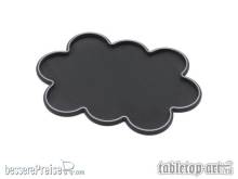 Tabletop-Art TTA501090 - Movement Tray - Rounded Edge - 32mm 10s Cloud - Black-Silver